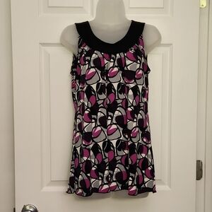 Saint Tropez West Sleeveless Tunic Top, Small